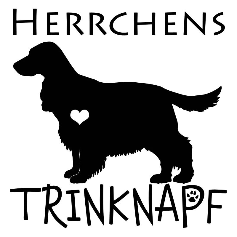 Herrchens Trinknapf Cocker Spaniel Geschenkidee