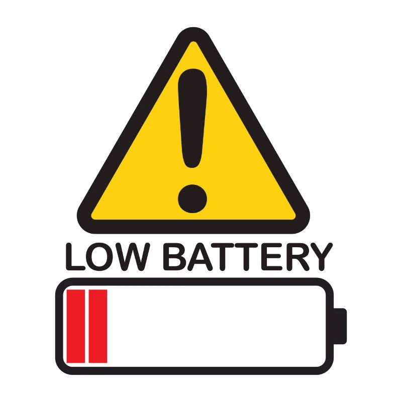 Low battery warning