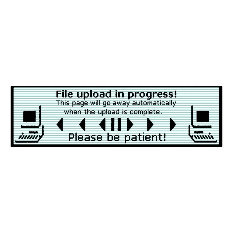 File upload in progress! - Computerspass