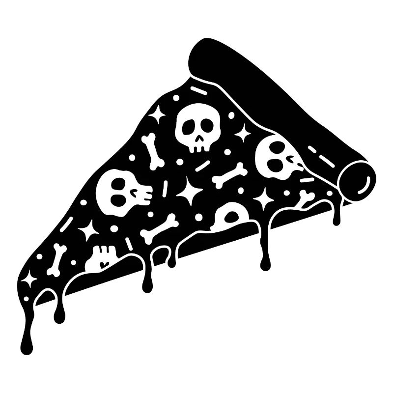 Skull pizza lovers