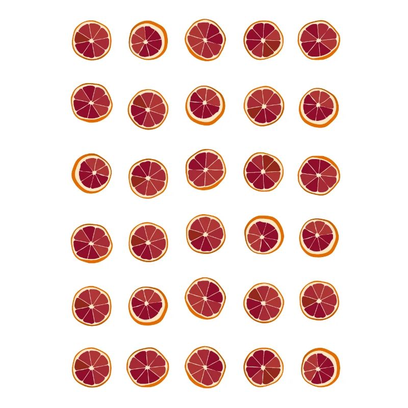 getrocknete Blutorangen