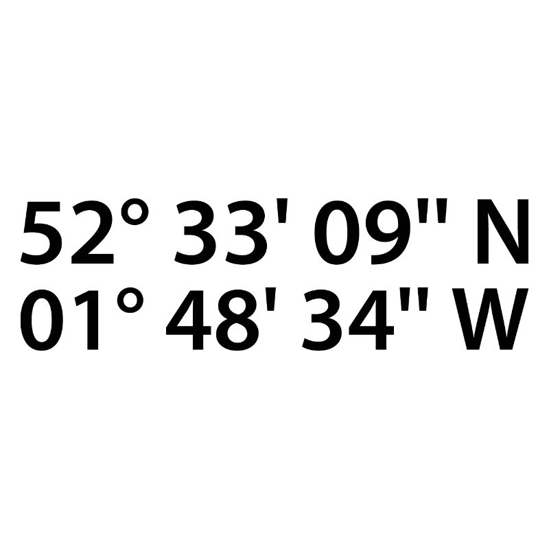 Royal Sutton Coldfield Coordinates