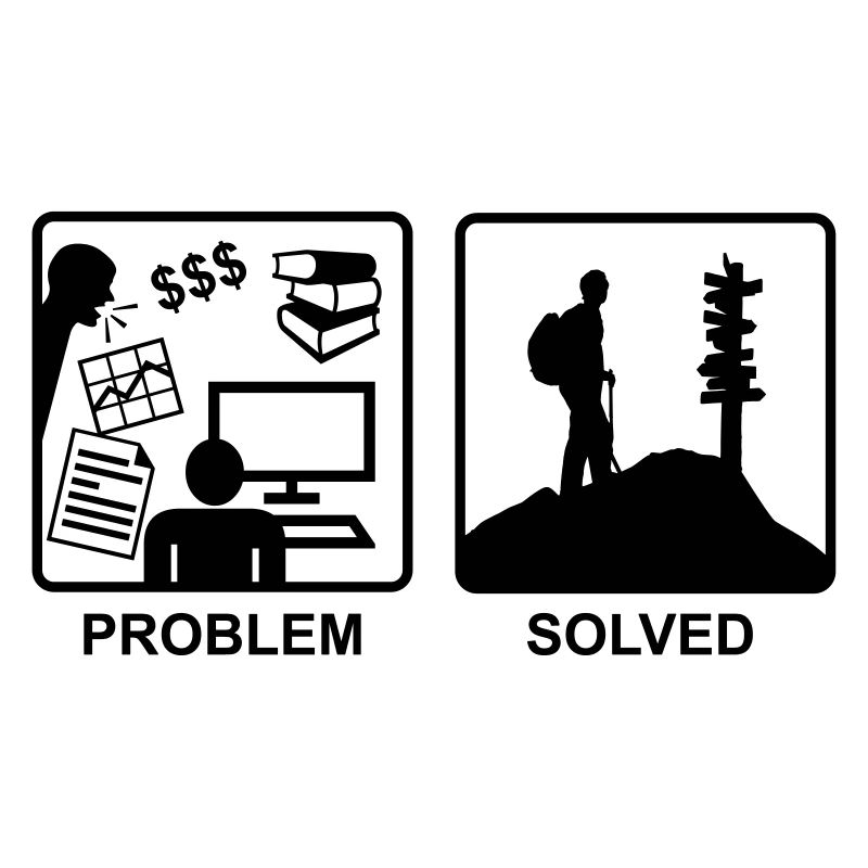 Problem Solved - Mountain hiking