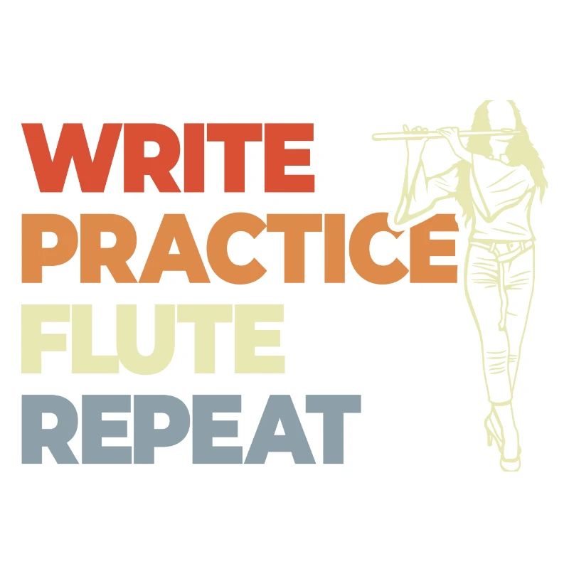 Write Practice Flute Repeat