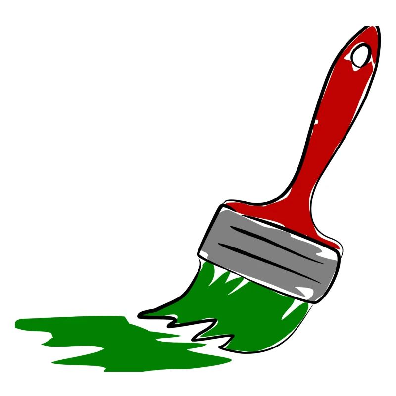Creative Painter Brush Illustration