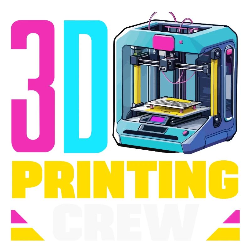 3D Printing Crew Maker Space Robotics Team Funny