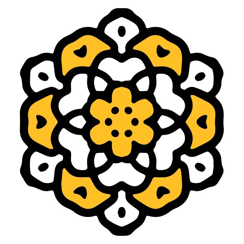 Blüte Blume Mandala