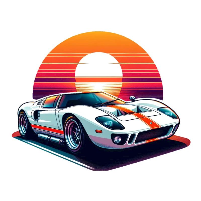 Oldtimer Sonnenuntergang