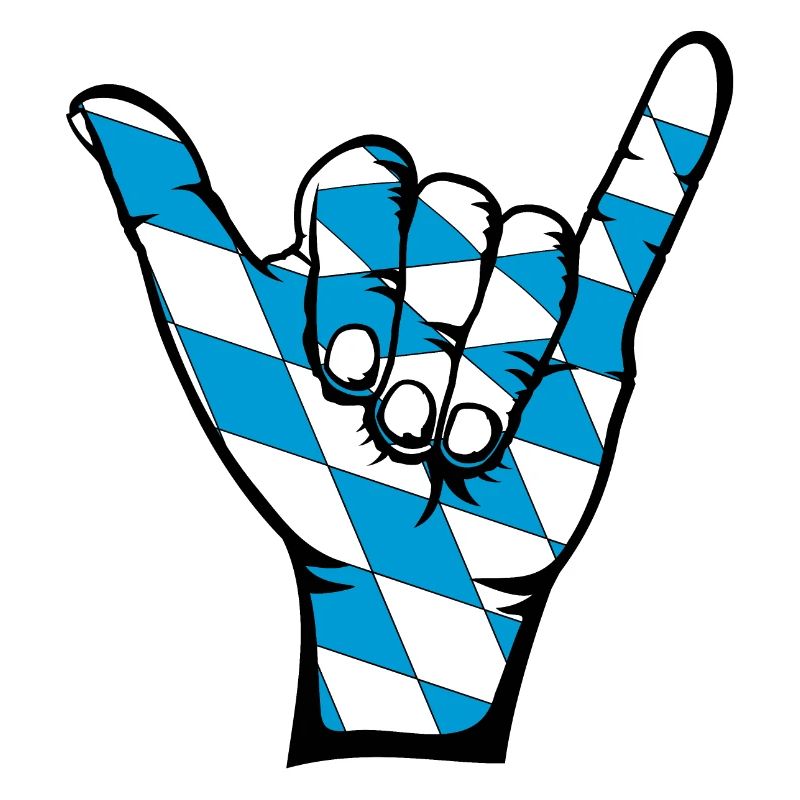 Icône du surf du drapeau de la Bavière