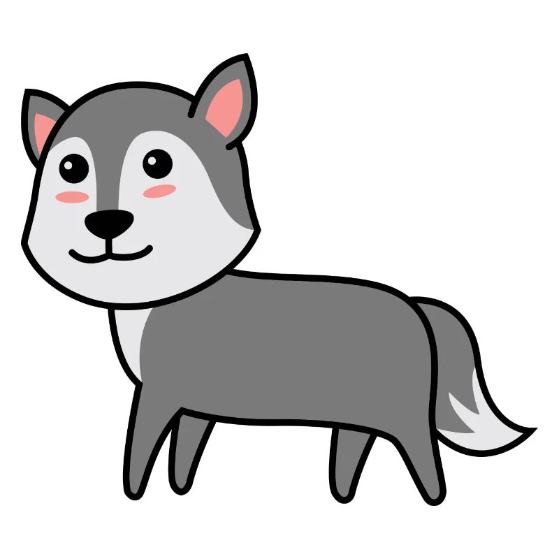Wolf Comic Animal
