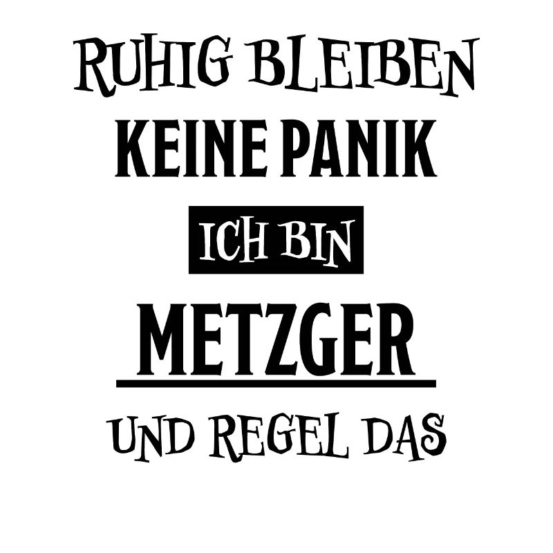 Metzger Beruf Lustiger Spruch Fleischer Geschenk