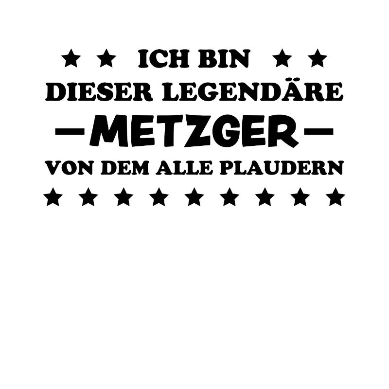 Metzger Beruf Lustiger Spruch Fleischer Geschenk