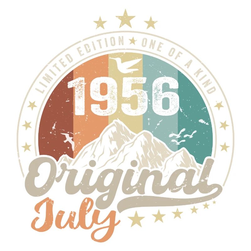 Juli 1956 Jubiläumsgeschenkidee Juli 1956