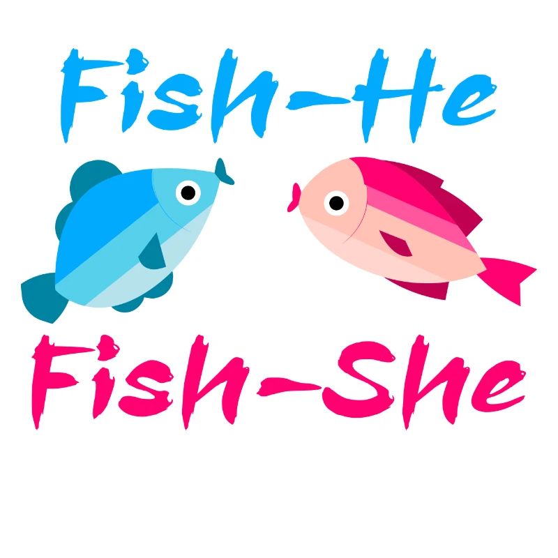 Fish-He oder Fish-She Geschlecht verraten Angeln Geschlecht