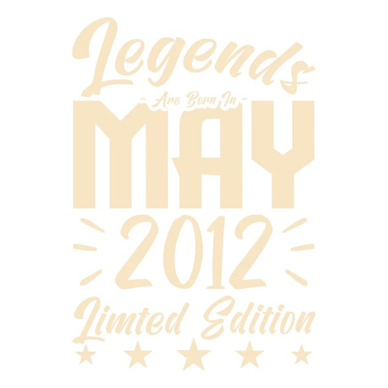 Born May 2012 Birthday gift 2012.