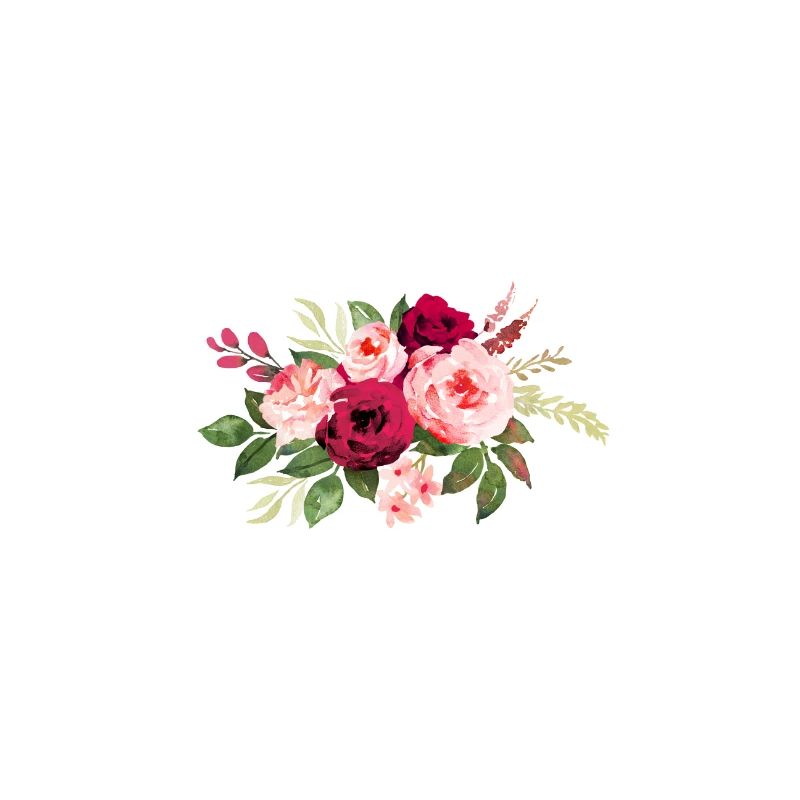 Team bride bouquet de fleurs flèche