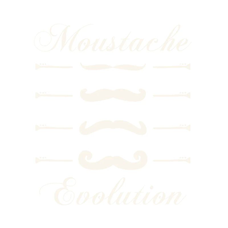 moustaches evolution, Idée cadeau d'élégance.