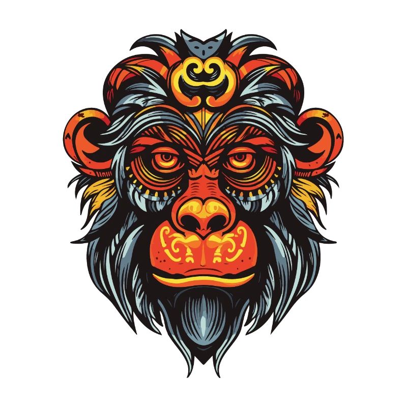 Monkey Portrait