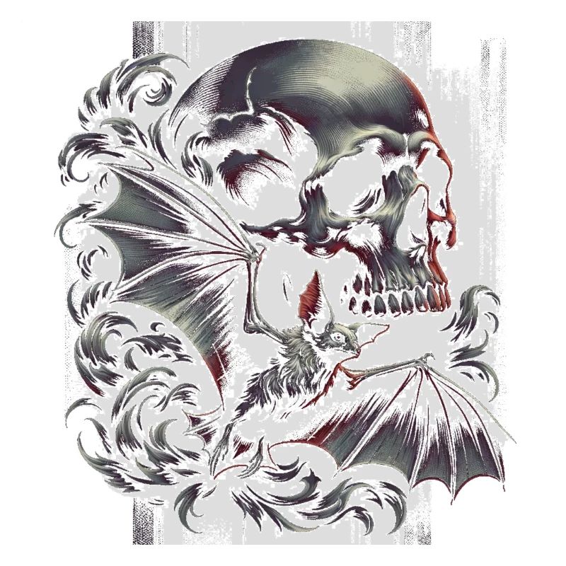 Skull and Bat