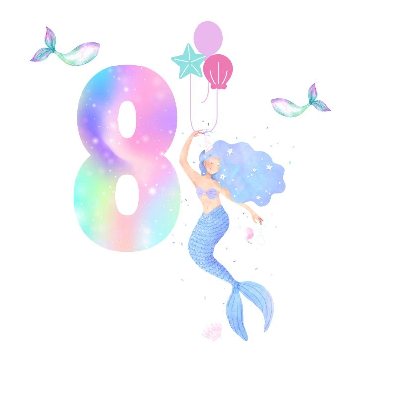 8th Anniversary Mermaid