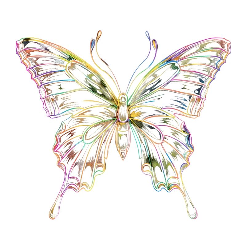 Papillon néon