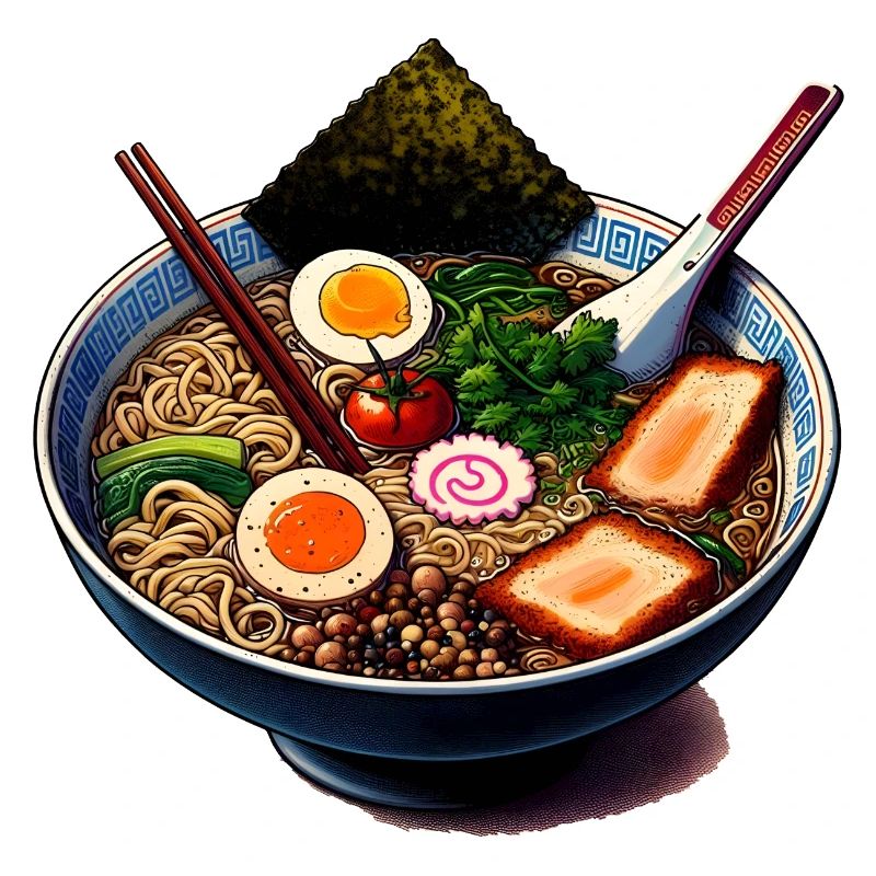 Ramen noodle soup