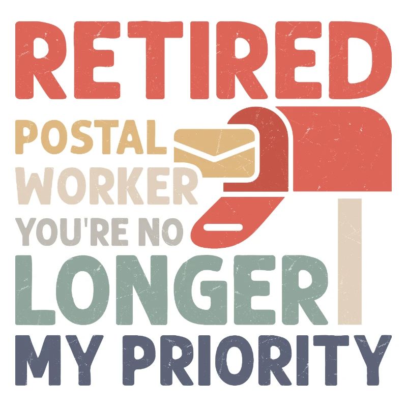 Retired Postal Worker Mailman Postal Worker
