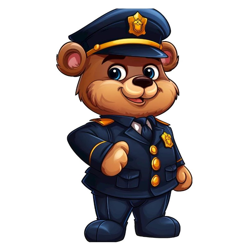 Bear Policeman