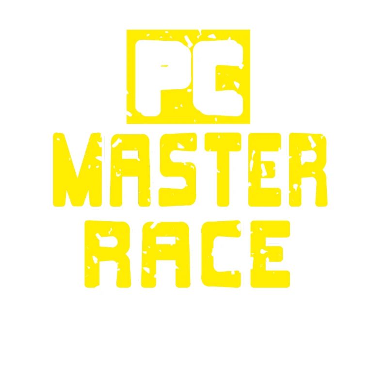 PC Master Race Construit Pas Acheté Drôle Rétro