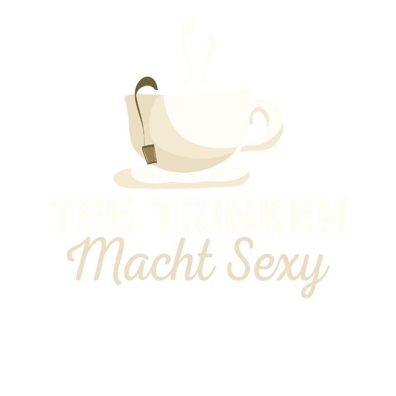 Lustiges gemütlich Bio Tee Trinker Spruch design