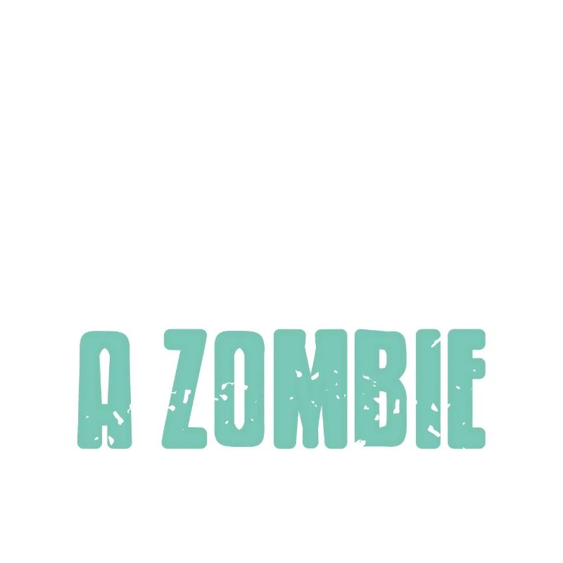 A Zombie Chewed It Off Retro Funny Prosthesis
