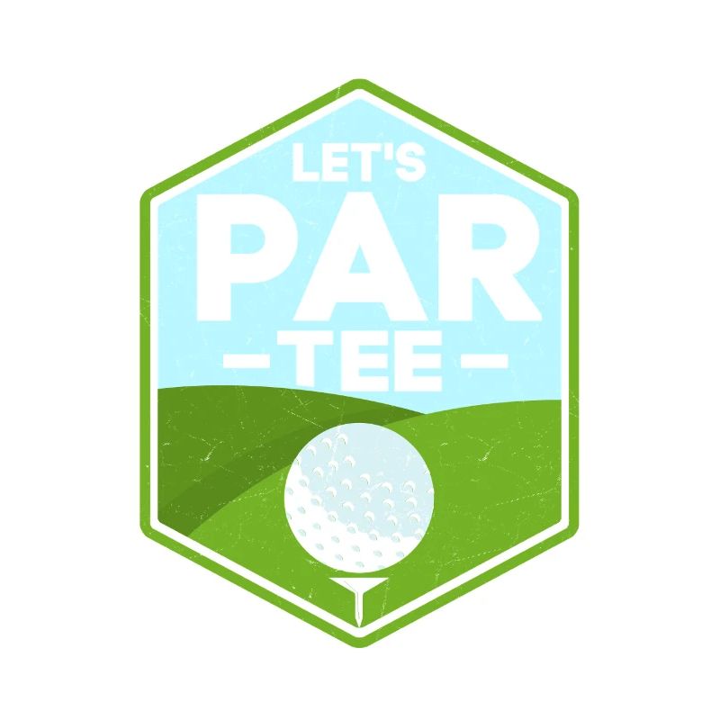 Let's Par Tee Golf Golfer