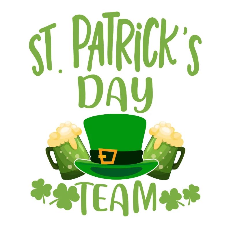 Saint-Patrick Team St Patrick Irlande Trèfle Bière