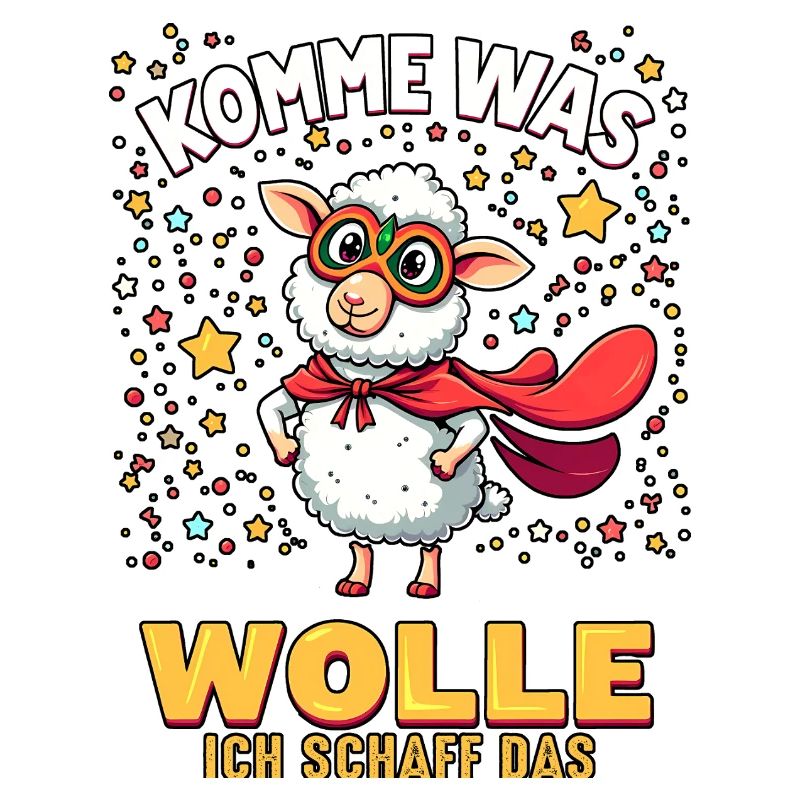 Komme was wolle - Karneval Schaf