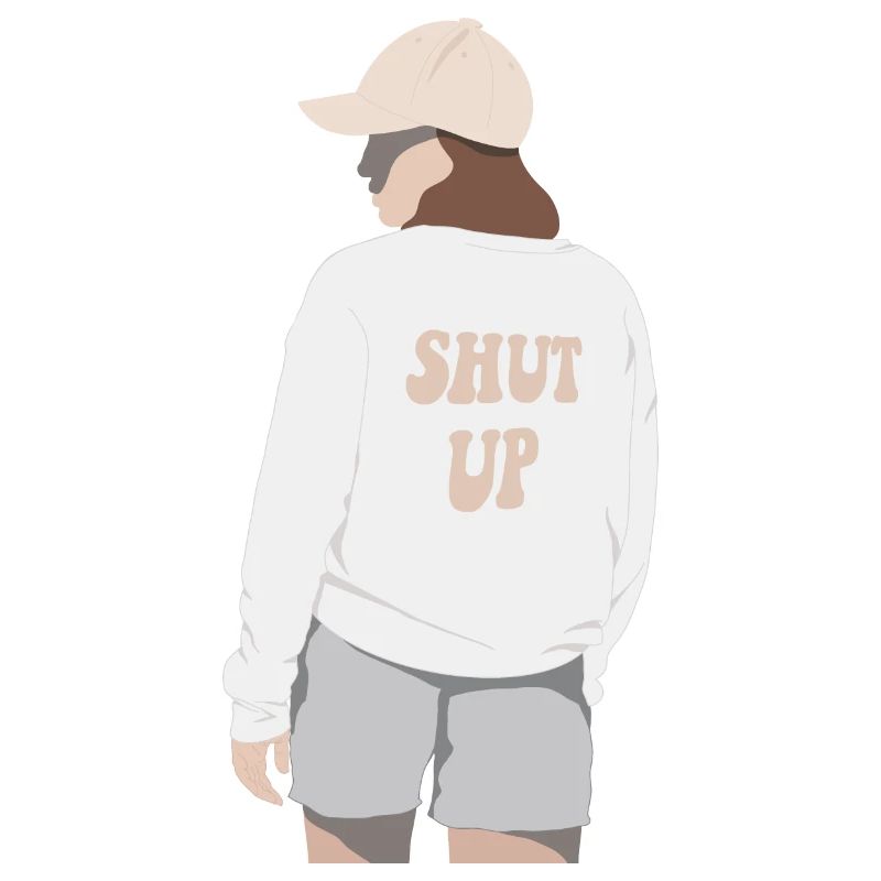 Halt die Klappe Kapuzenpullover