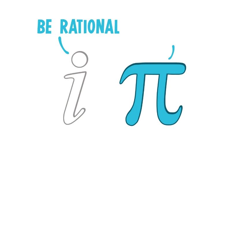 Soyez rationnel Get Real Fun Math Math Joke Stats Pun