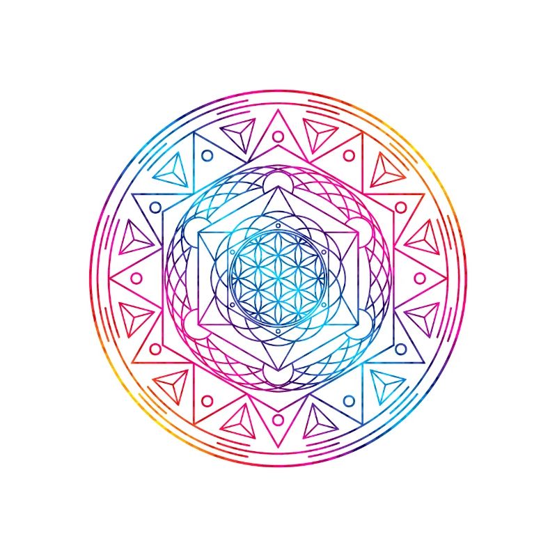 Sacred Geometry TetraFlower