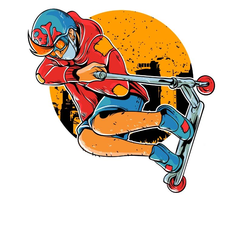 Lustige Roller-Kinderreittricks