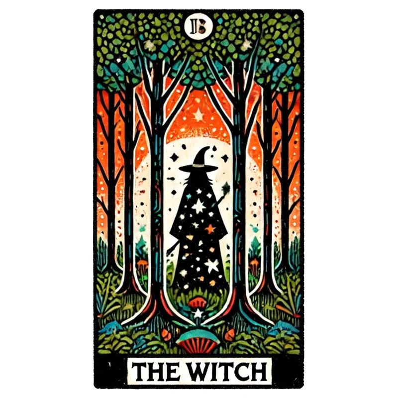 The Witch Tarot Card