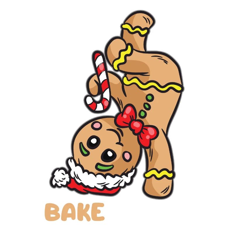 Bake Dance Gingerbread Man Breakdance Noël