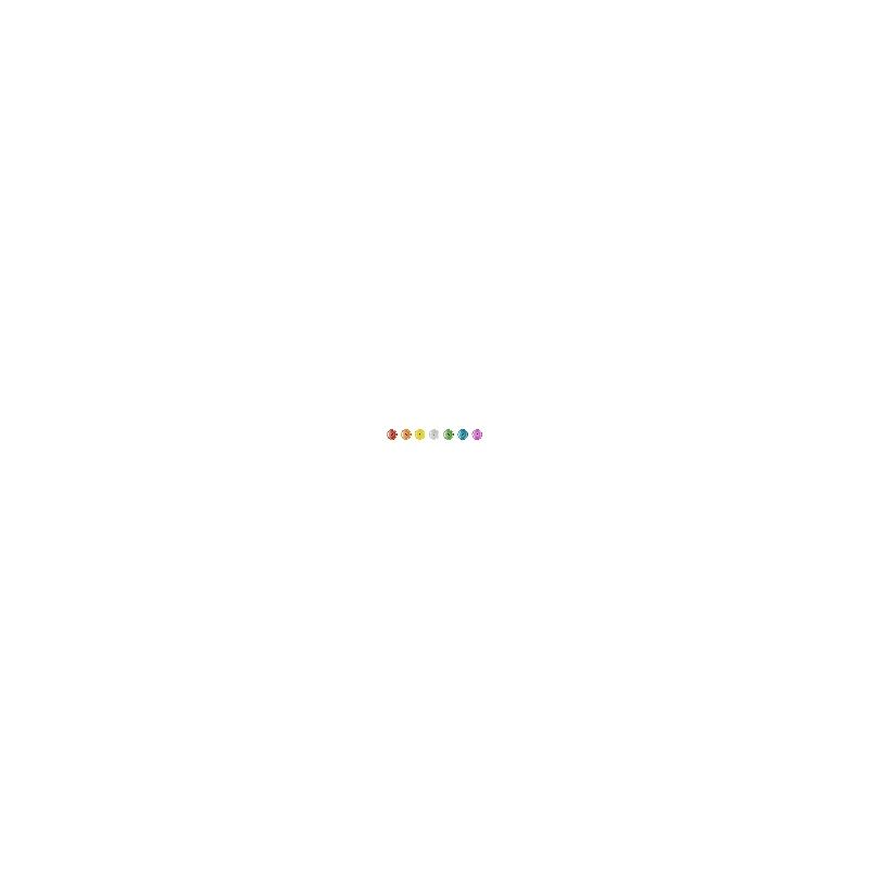 Button Buttons Rainbow 7 Dots Funny Button Row