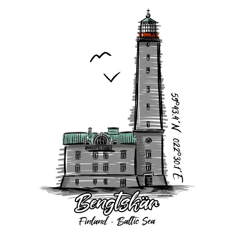 BENGTSKÄR LIGHTHOUSE Textiles marins et cadeaux