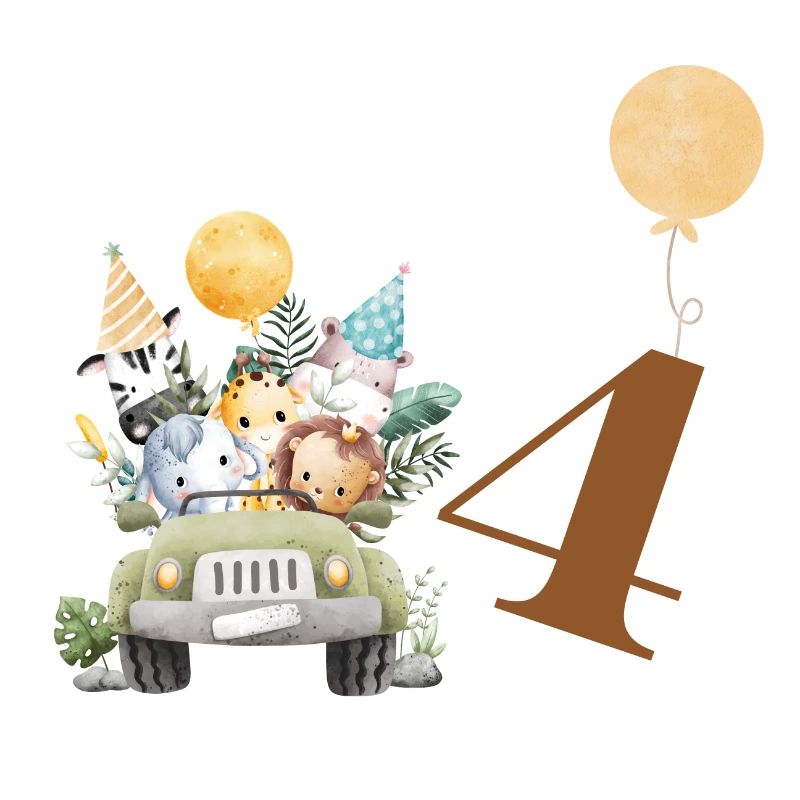 4e anniversaire safari
