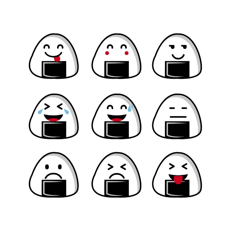 Sushi emoticons