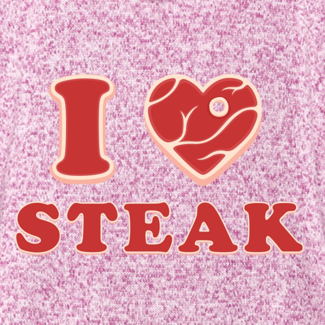 I love steak - Steak in Herzform Grillshirt - Barc