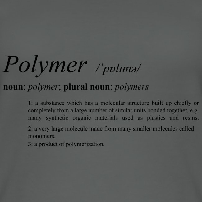 Polymer definition.