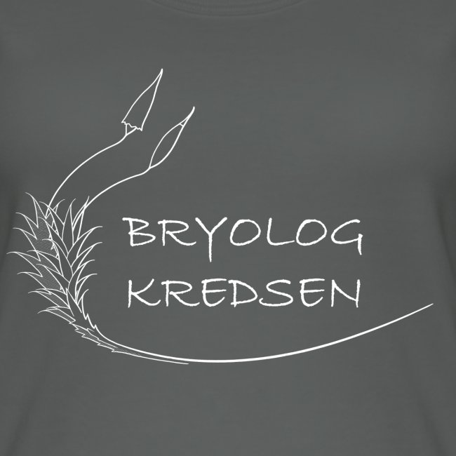Bryologkredsen - hvidt logo