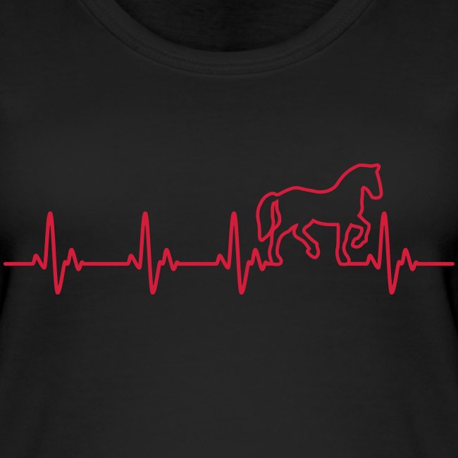 Vorschau: Horse Heartbeat - Stanley/Stella Frauen Bio Tank Top