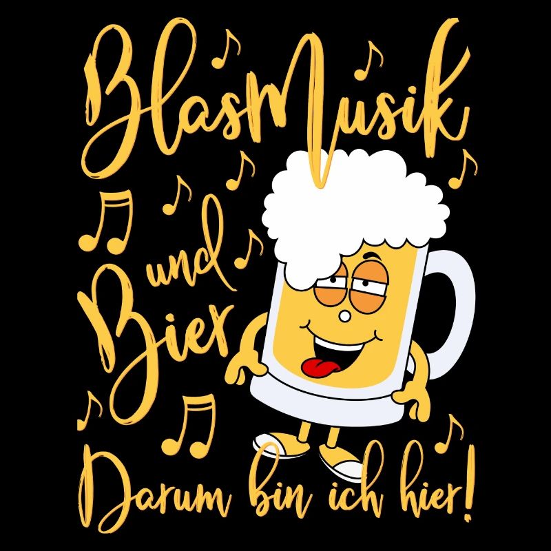 Blasmusik und Bier Darum bin ich hier