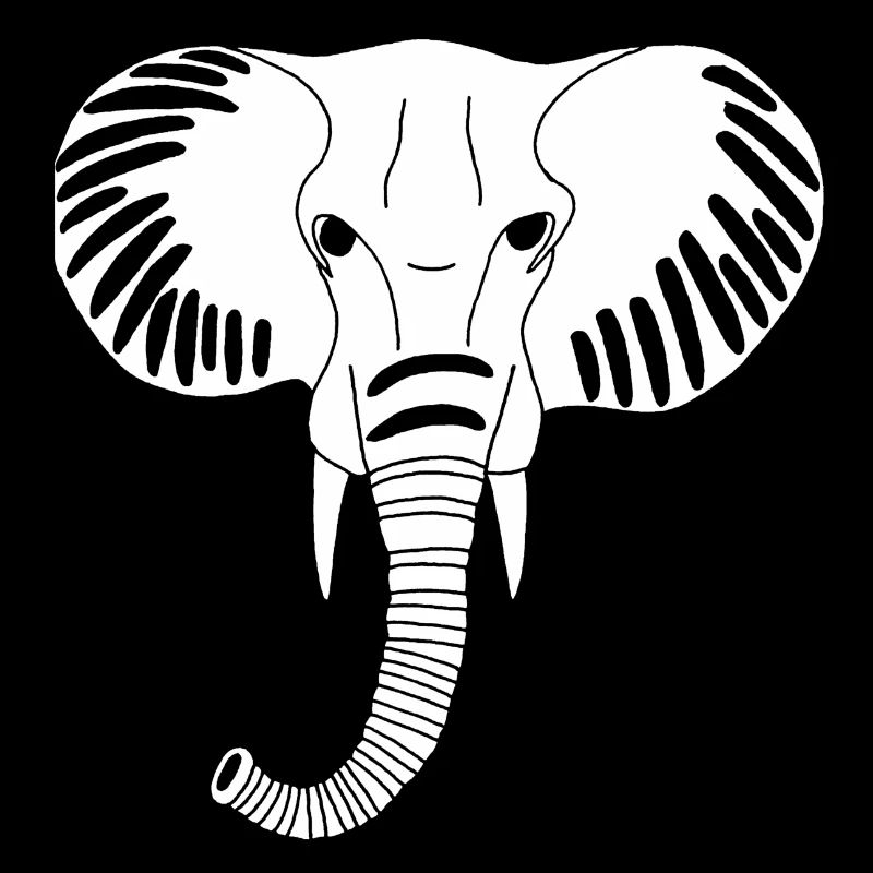 White elephant head